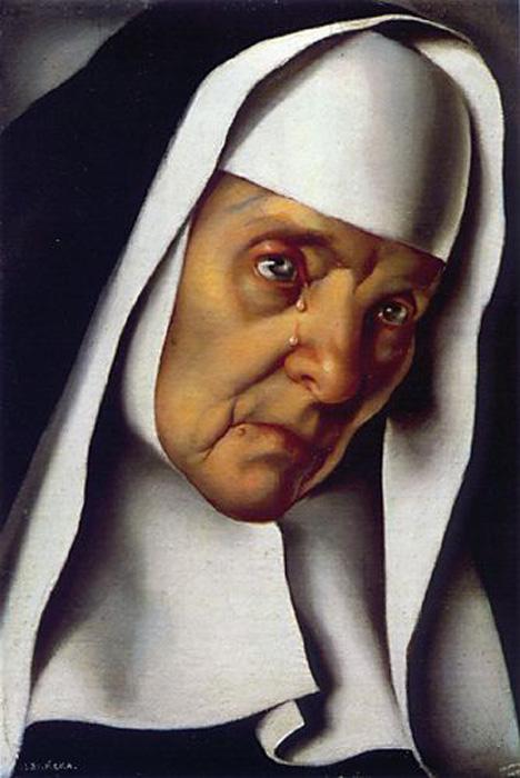 Mother Superior painting - Tamara de Lempicka Mother Superior art painting